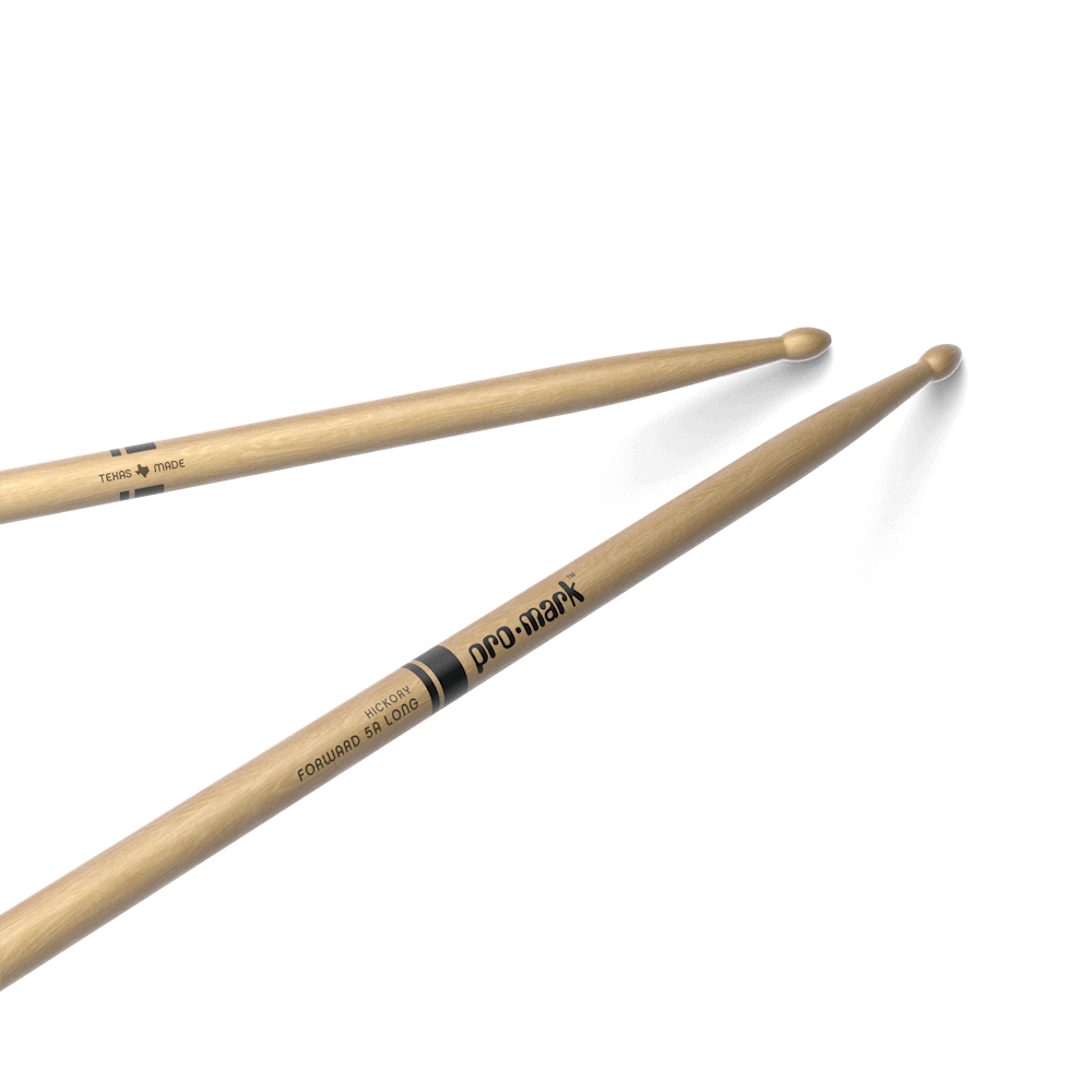 Classic Forward 5A Long Hickory Drumstick Oval Wood Tip ProMark