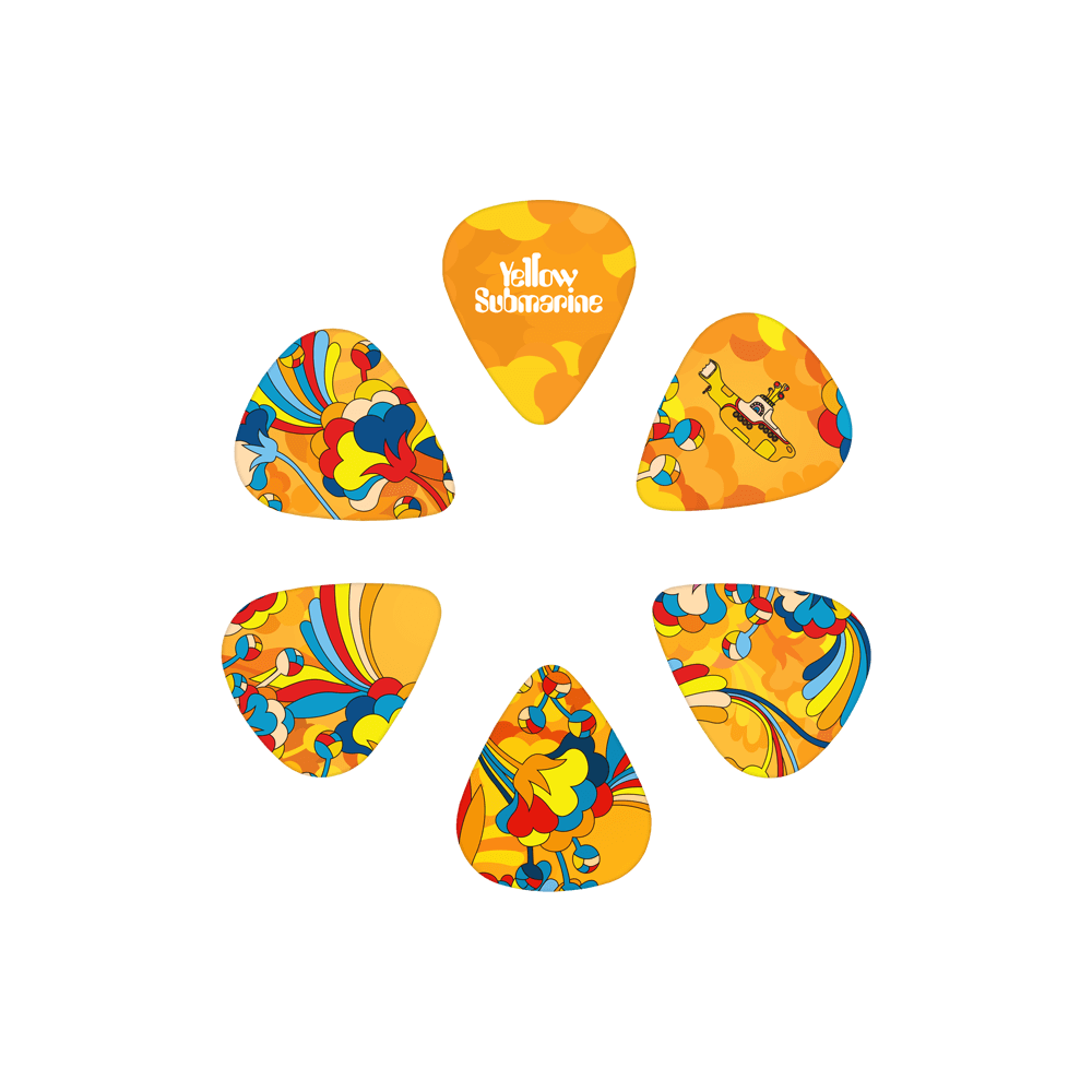 The Beatles Yellow Submarine 55th Anniversary Guitar Picks D'Addario