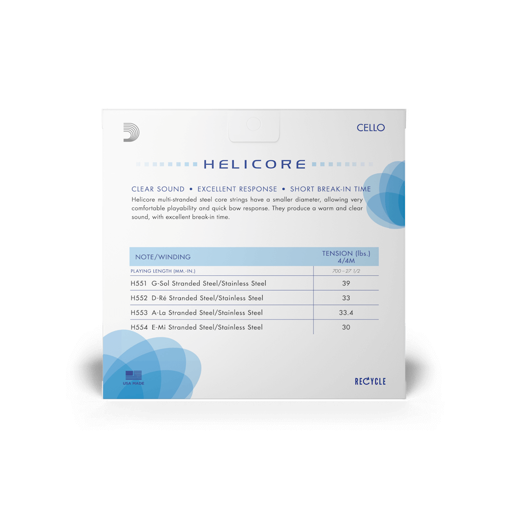 Helicore FourthsTuning Cello | Orchestral | D'Addario