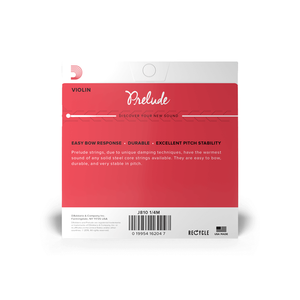 Prelude Violin String Set | Orchestral | D'Addario