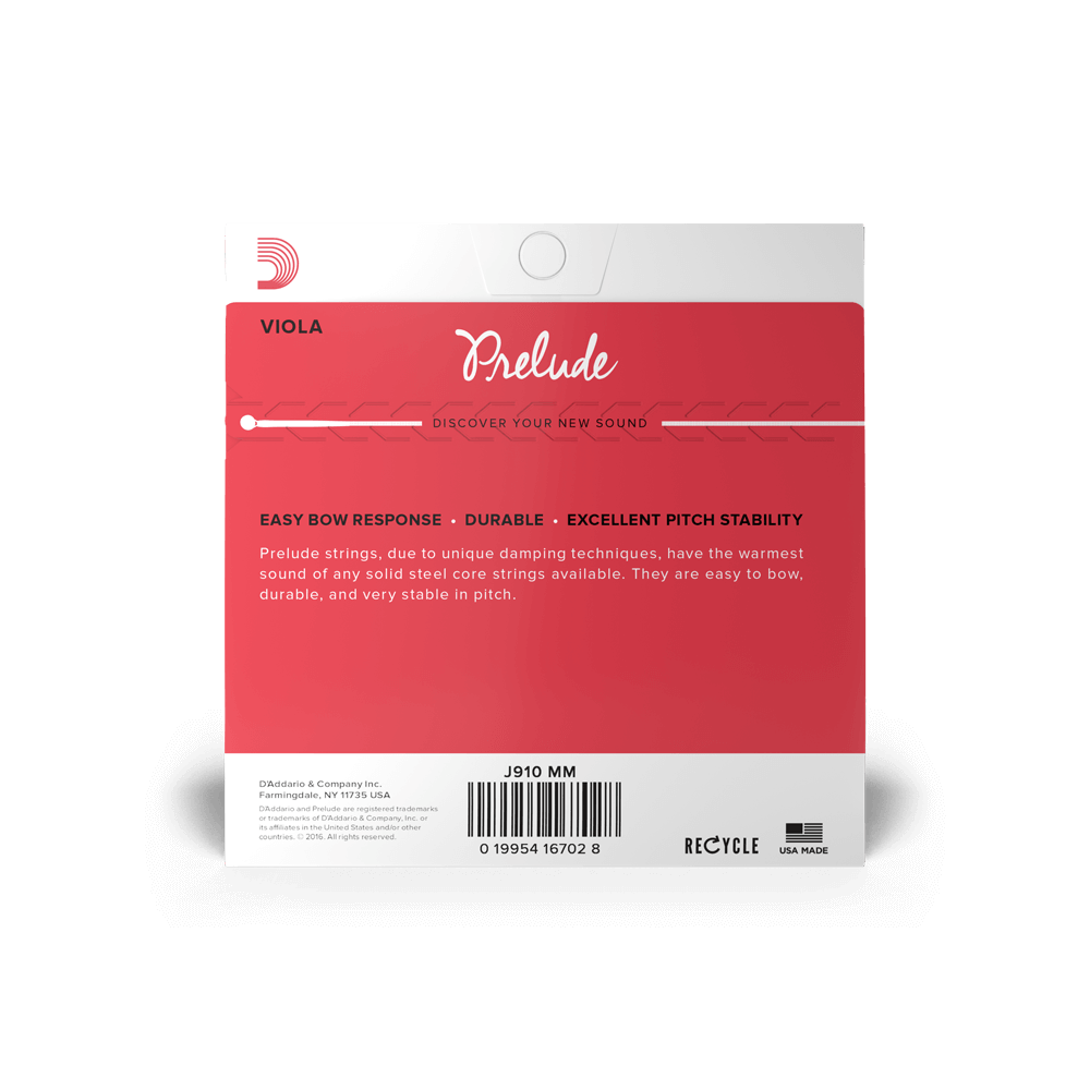 Prelude Viola String Set | Orchestral | D'Addario