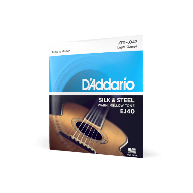 Silk & Steel | Folk Acoustic Guitar Strings | D'Addario