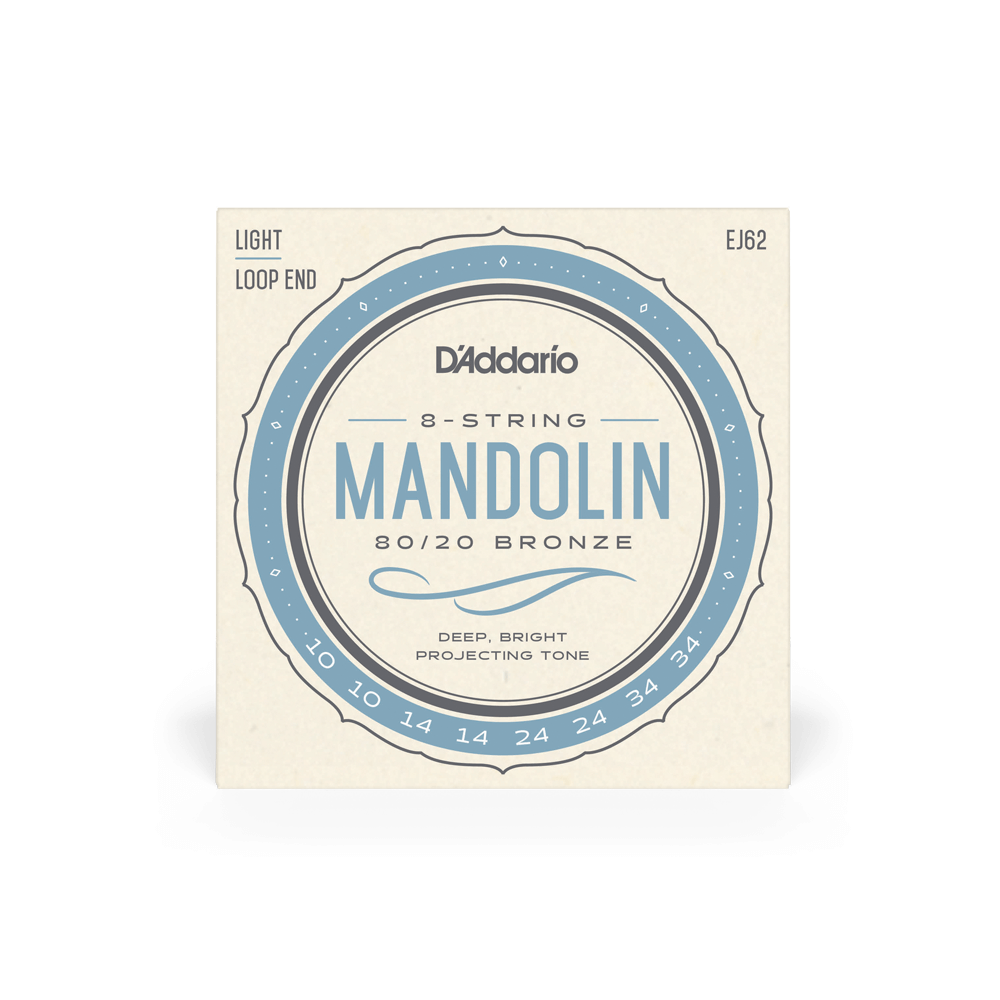 EJ62 80/20 Bronze | Mandolin Strings | D'Addario
