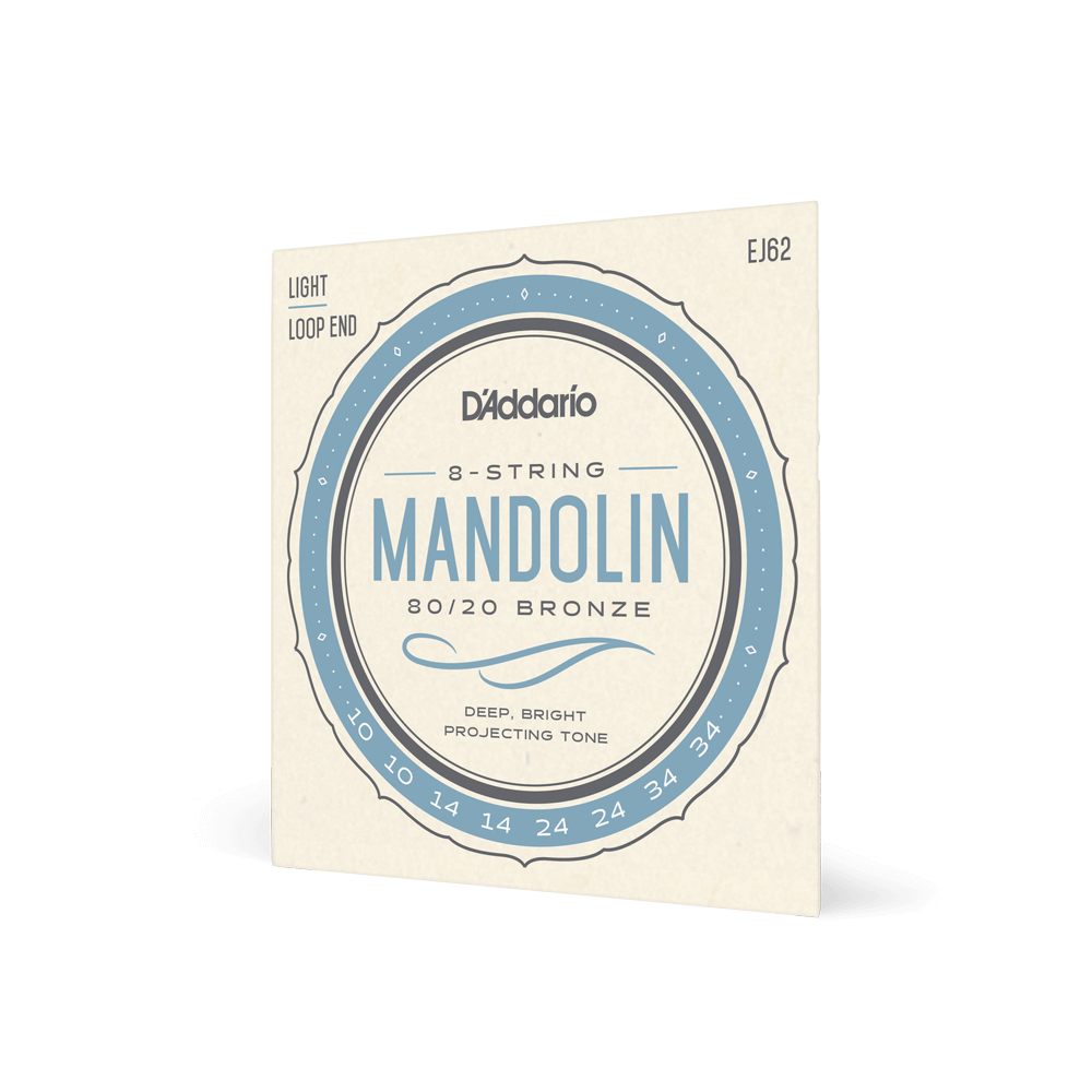 EJ62 80/20 Bronze | Mandolin Strings | D'Addario