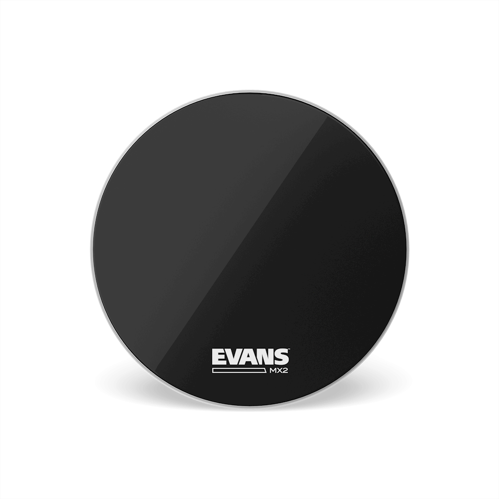 MX2 Black Bass Drumhead | EVANS Drumheads | D'Addario