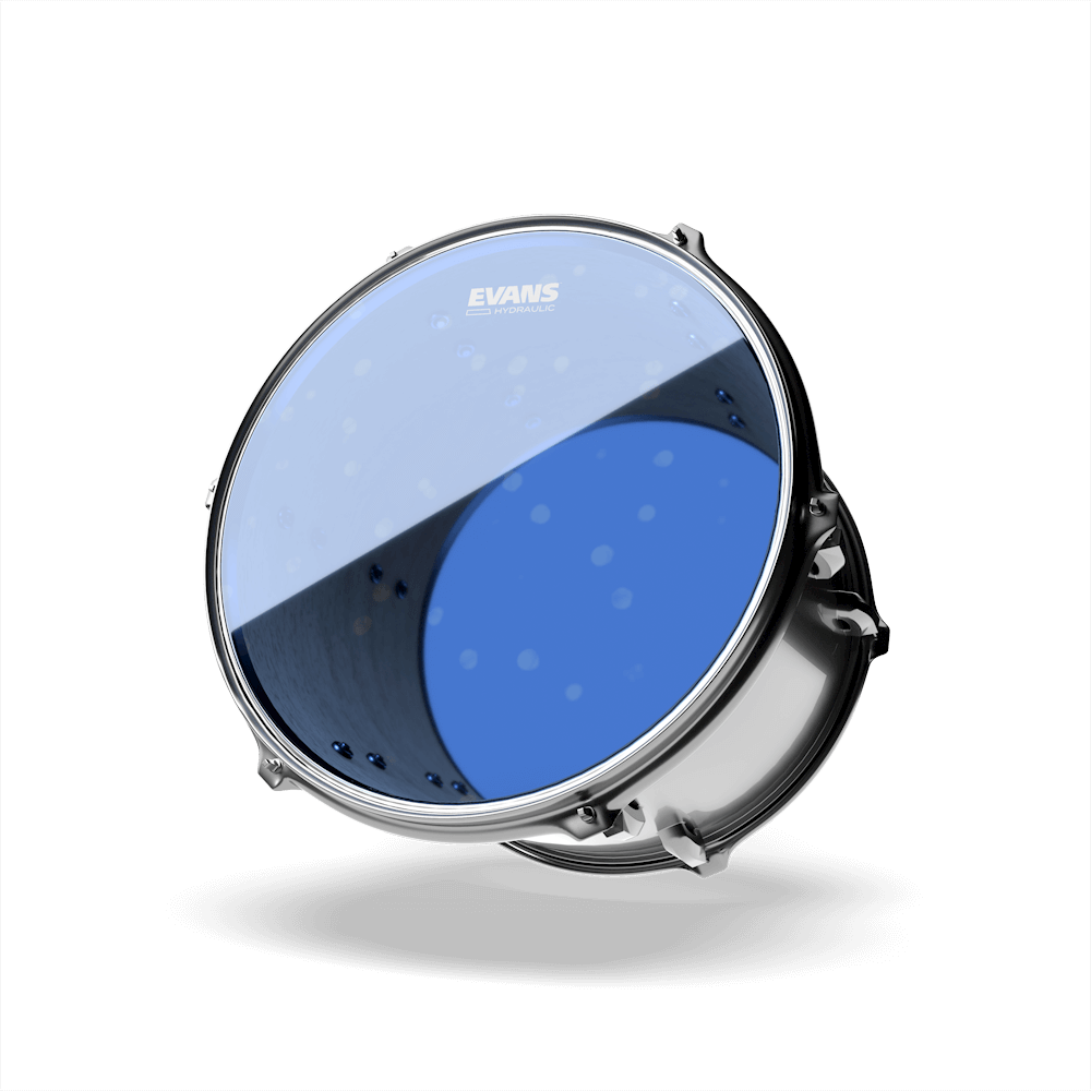 evans blue hydraulic drum heads
