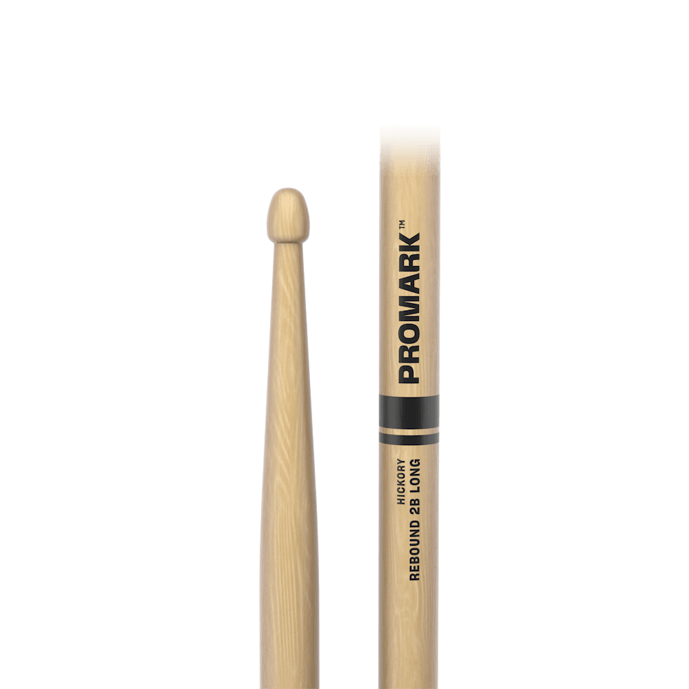 Rebound 2B Long Hickory Drumstick, Acorn Wood Tip | ProMark