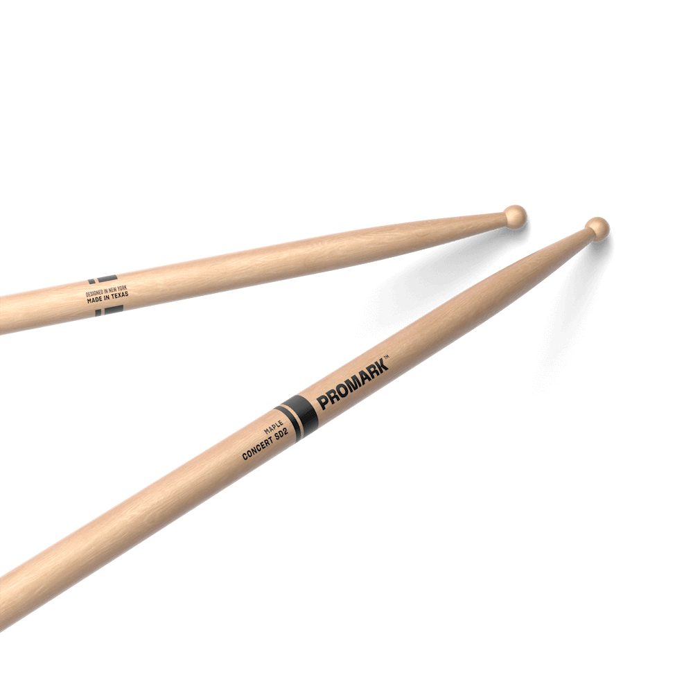 MERIGLARE 1 Pair Red Drum Sticks Wood Drumsticks Orff Musical