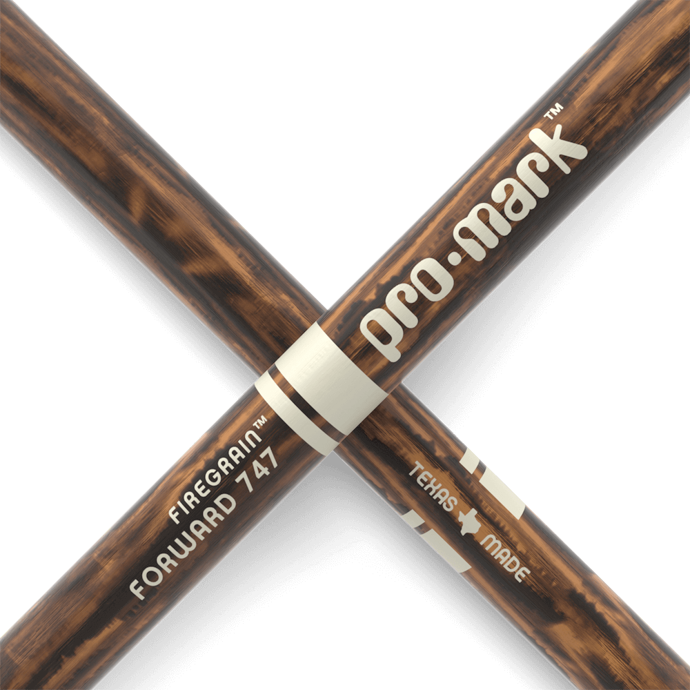 ProMark Classic Forward 747 Drumsticks - FireGrain Lacquer Finish