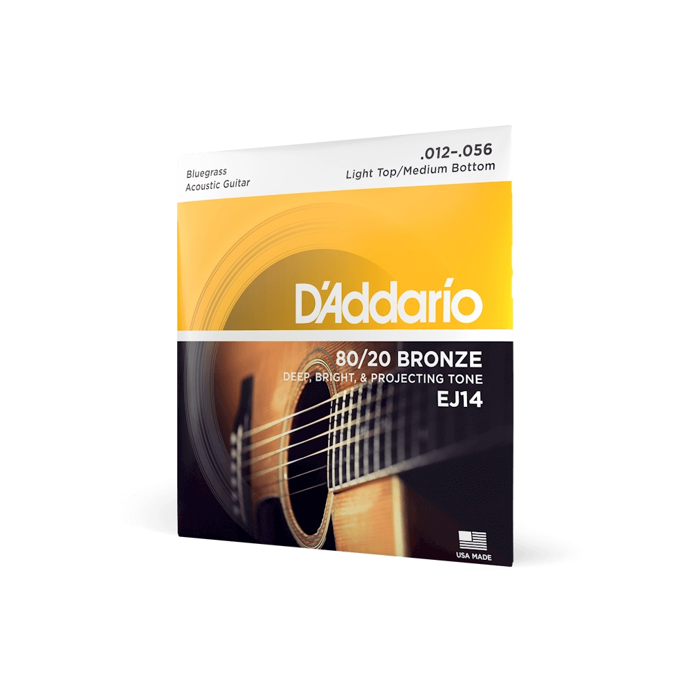 12-56LightTop/MediumBottomBluegrass,80/20BronzeAcousticGuitarStrings